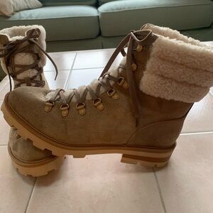 Darling suede boots by Nine West